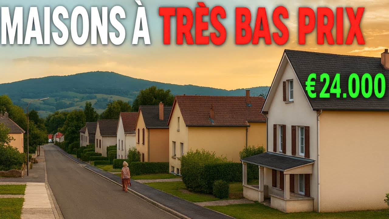 15 villes en France où les prix des maisons sont si bas qu’on croirait à un mensonge