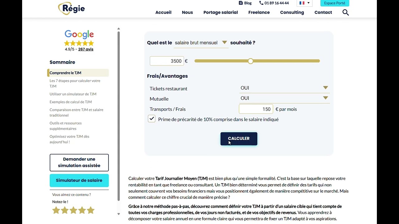 Calcule ton TJM en 20 secondes ⏱️ (simulateur freelance gratuit)